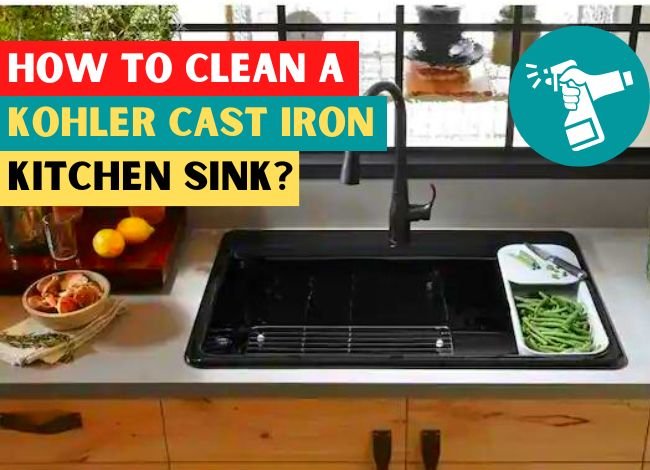 How to clean a Kohler cast iron kitchen sink