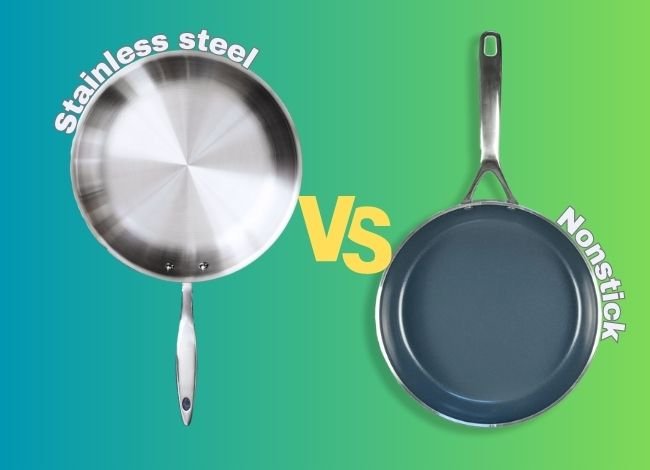 Stainless steel vs. nonstick cookware